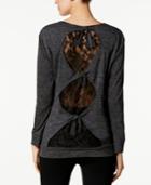 Bar Iii Lace-back Top, Created For Macy's