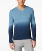 Vince Camuto Ombre V-neck Sweater