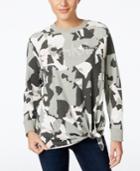 Calvin Klein Jeans Printed Tie-hem Sweatshirt