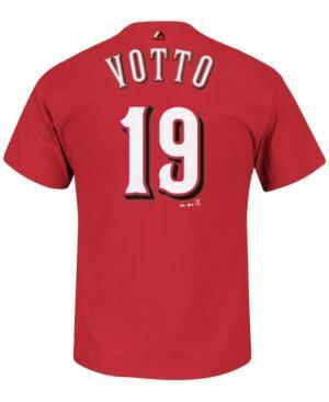 Majestic Men's Joey Votto Cincinnati Reds Official Player T-shirt