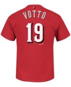 Majestic Men's Joey Votto Cincinnati Reds Official Player T-shirt
