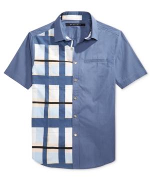 Sean John Men's Plaid Cotton Shirt
