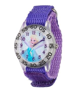 Disney Frozen Elsa Girl's Plastic Time Teacher Watch