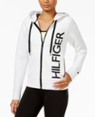 Tommy Hilfiger Contrast-trim Graphic Hoodie, A Macy's Exclusive Style