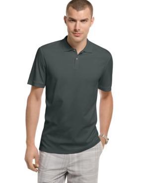 Calvin Klein Core Interlock Liquid Cotton Polo Shirt