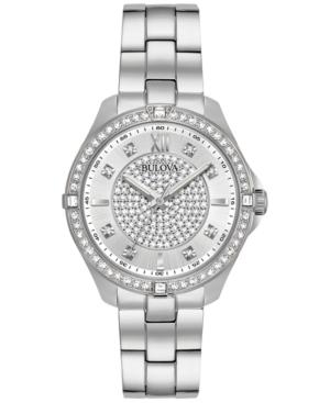 Bulova Women's Stainless Steel Bracelet Watch 35mm 96l236, A Macy's Exclusive Style
