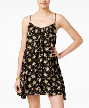 Volcom Juniors' Back For U Sleeveless Printed A-line Dress