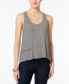 Chelsea Sky Striped High-low Tank Top, Only At Macy's