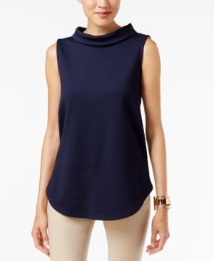 Alfani Mock-neck Top, Only At Macy's