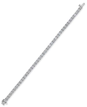 Certified Diamond Tennis Bracelet (10 Ct. T.w.) In 14k White Gold
