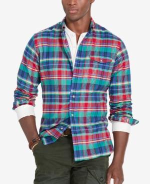 Polo Ralph Lauren Men's Plaid Twill Sport Shirt