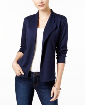 Style & Co Petite Draped Blazer, Only At Macy's