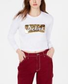 Dickies Cotton Cropped Foil-logo Top