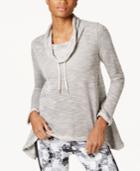 Calvin Klein Space-dyed Cowl-neck Pullover
