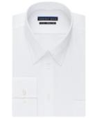 Geoffrey Beene Men's Fitted Non-iron Textured Sateen Dress Shirt
