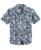 Retrofit Floral Print Short-sleeve Shirt