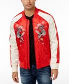 Guess Men's Irvine Satin Bomber Jacket