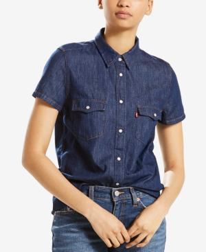 Levi's Larissa Western Cotton Denim Shirt