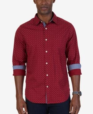 Nautica Men's Classic-fit Dash & Dot Shirt