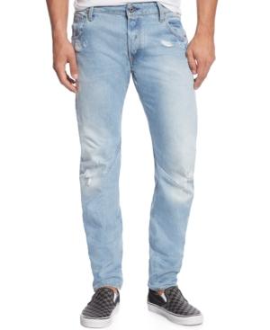 G-star Raw Arc 3d Slim-fit Ripped & Destroyed Jeans
