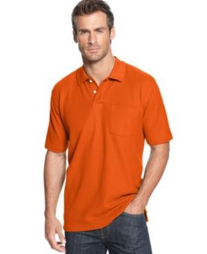 John Ashford Short Sleeve Pocket Pique Polo Shirt