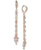 Givenchy Gold-tone Crystal Linear Drop Earrings