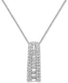 Diamond Ladder Pendant Necklace (1/2 Ct. T.w.) In 14k White Gold