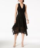 Taylor V-neck Lace Midi Dress