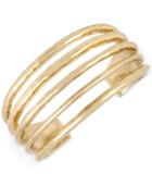 Robert Lee Morris Soho Gold-tone Multi-row Cuff Bracelet