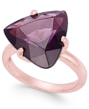 Charter Club Rose Gold-tone Stone Cocktail Ring, Only At Macy's