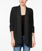 Style & Co. Draped High-low Cardigan, Only At Macy's