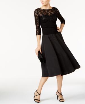 Jessica Howard Sequined Fit & Flare Dress