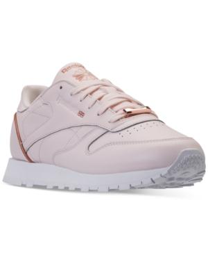 Reebok Women's Classic Leather Hw Casual Sneakers From Finish Line