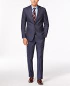 Kenneth Cole Reaction Slim-fit Light Blue Sharkskin Suit