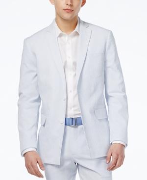 Inc International Concepts Men's Slim-fit Seersucker Blazer, Only At Macy's
