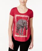 Self Esteem Juniors' Elephant Graphic T-shirt