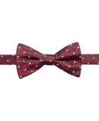 Ryan Seacrest Distinction Men's Burke Dot Pre-tied Silk Bow Tie, Created For Macy's