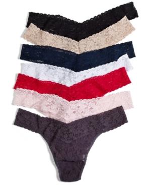 Hanky Panky Signature Lace Plus Size Original Rise Thong 4811x Women's Shoes