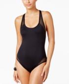 Carmen Marc Valvo Illusion-trim One-piece Swimsuit Women's Swimsuit