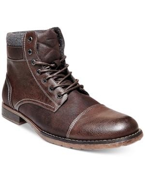 Steve Madden Men's Tegen Cap Toe Causal Boots Men's Shoes