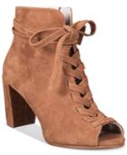 Kenneth Cole New York Women's Lula Peep-toe Booties Women's Shoes