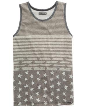 Univibe Men's Spangled Stars & Stripes Tank