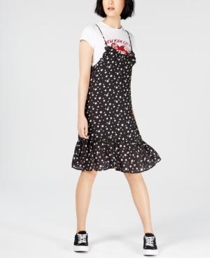 Nicopanda Layered Printed T-shirt Dress