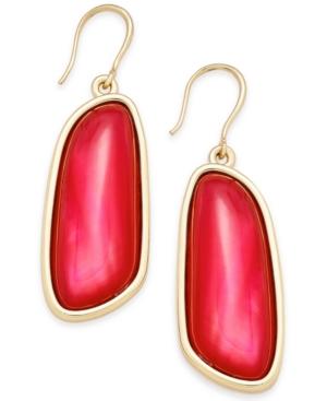 Charter Club Gold-tone Colored Shell Drop Earrings, Created For Macy's