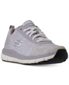 Skechers Women's Work Relaxed Fit: Comfort Flex Pro Hc Slip Resistant Athletic Sneakers From Finish Line