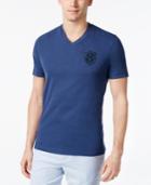 Tommy Hilfiger Men's Docking Embroidered Logo V-neck T-shirt