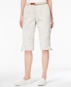 Karen Scott Bermuda Cargo Shorts, Created For Macy's