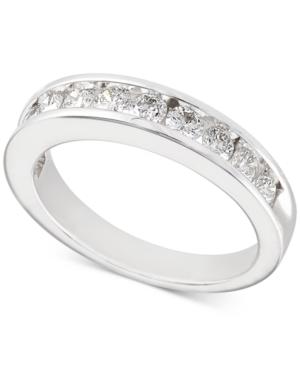 Diamond Channel-set Band (3/4 Ct. T.w.) In 14k White Gold