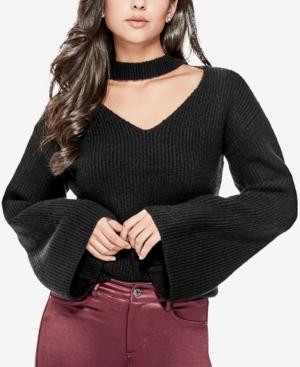 Guess Adele Bell-sleeve Cutout Sweater