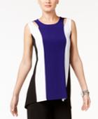 Alfani Striped Cutout Top, Only At Macy's